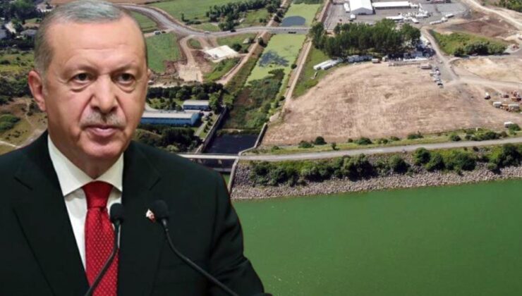 erdoğan kanal i̇stanbul’un temelini atmak için tören alanına helikopterle iniş yaptı