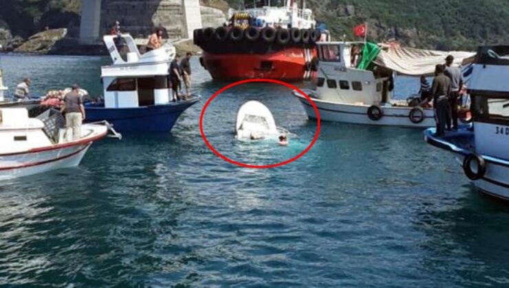 yavuz sultan selim köprüsü altında bulunan balıkçı teknesine gemi çarptı: 2 ölü, 1 yaralı