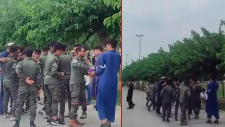 i̇stanbul sahilinde dikkat çeken olay! yabancı uyruklu kişiler askeri üniformalarla görüntülendi
