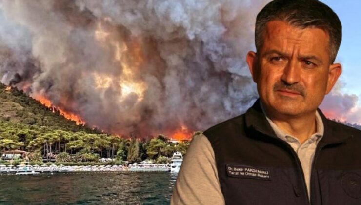 son dakika! tarım ve orman bakanı pakdemirli: şu anda aktif olan yangınlarda iyiye gidiş var, 57 nokta kontrol altına alındı