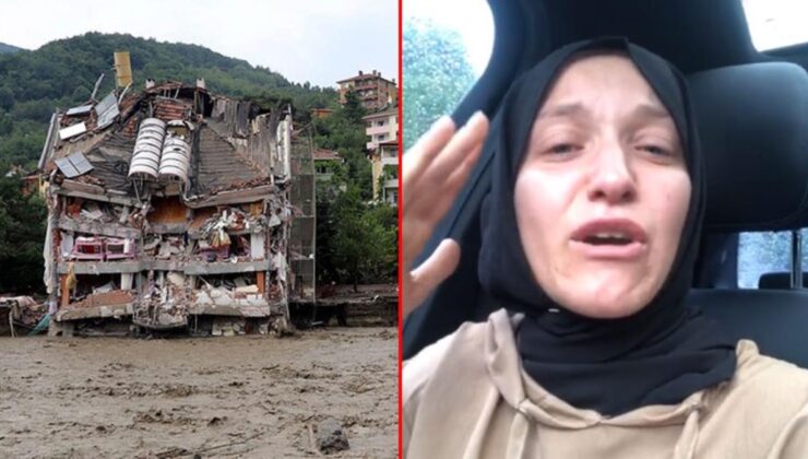 yıkımın büyük olduğu bozkurt’ta sığındığı arabanın içinde video çeken kadından acı çağrı: lütfen sesimizi duyun