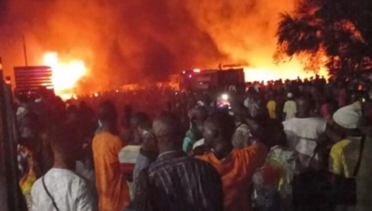 afrika ülkesinde facia! yakıt tankeri patladı, en az 91 kişi öldü