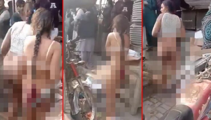 pakistan’da hırsızlık yaptığı iddia edilen 4 kadın sokak ortasında çırılçıplak soyularak dövüldü