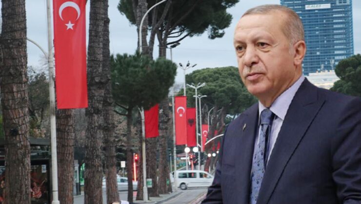 başkent türk bayraklarıyla donatıldı! gözler cumhurbaşkanı erdoğan’ın arnavutluk’ta yapacağı açılışlarda