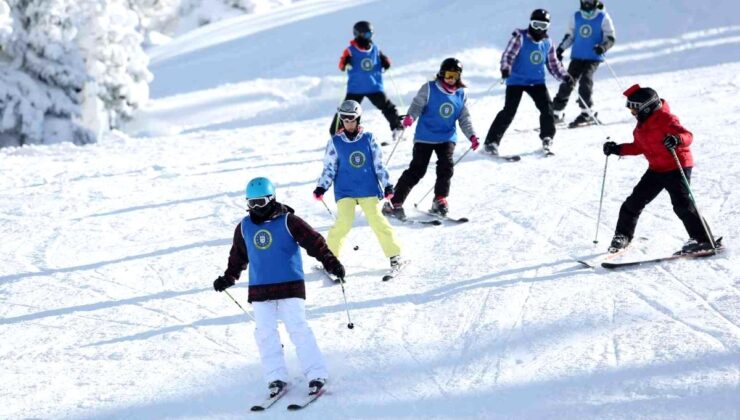 bursa büyükşehir belediyespor kayak-snowboard kampları’nda ilk dönem tamamlandı