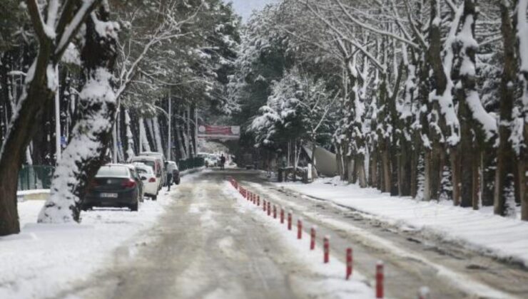 bursa’da kar yağışı kartpostallık manzaralar oluşturdu