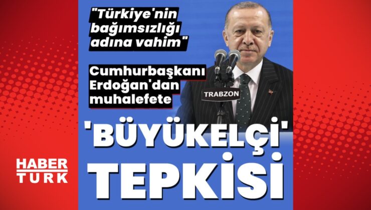cumhurbaşkanı erdoğan’dan muhalefete ‘büyükelçi’ tepkisi
