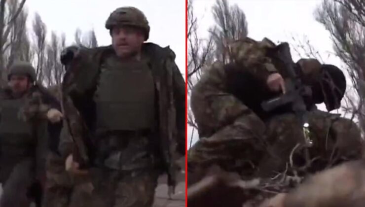 ukrayna i̇çişleri bakanı yaylım ateşi altında kaldı! panik anları kameralara saniye saniye yansıdı