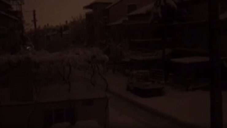 isparta’da yoğun kar nedeniyle elektrik kesildi