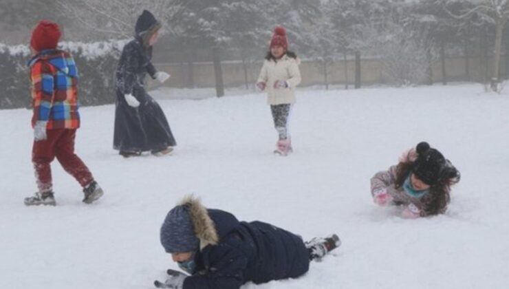 samsun’daki 7 ilçede eğitime kar engeli