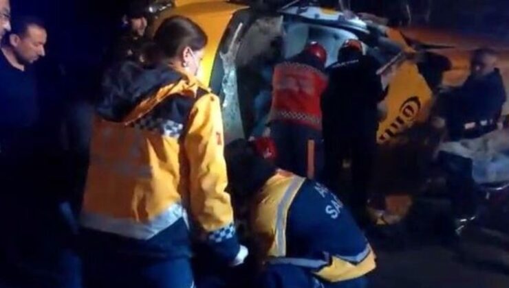 anadolu otoyolu’nda feci kaza: 7 yaralı