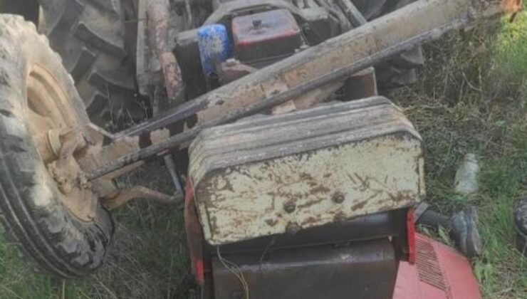bursa’da devrilen traktörün altında kalan kişi öldü