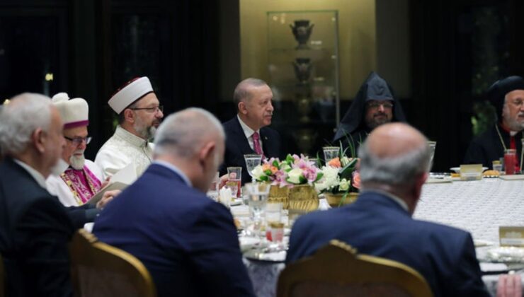 Cumhurbaşkanı Erdoğan’dan dini azınlık temsilcileriyle iftar